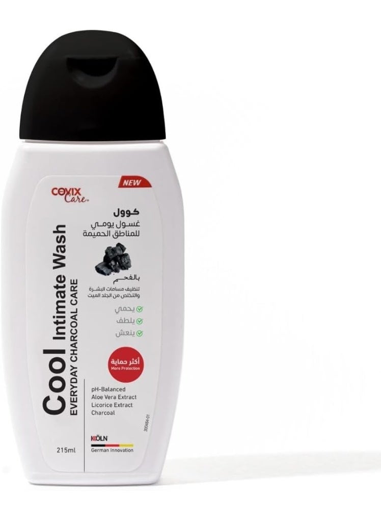 Cool Intimate wash with Charcoal , 215 ml